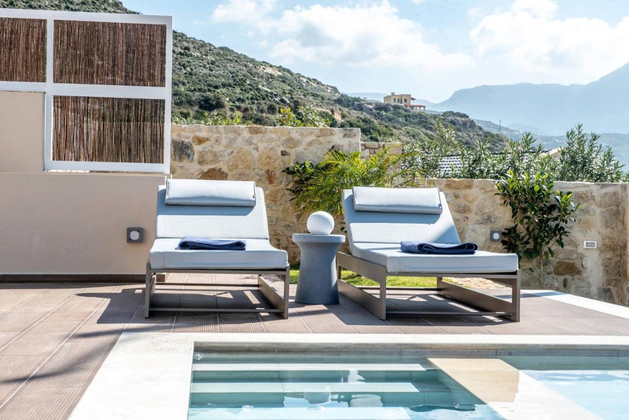 Cielo E Mare Villas I "Free" Heated Pools & Seaview Falasarna Luaran gambar