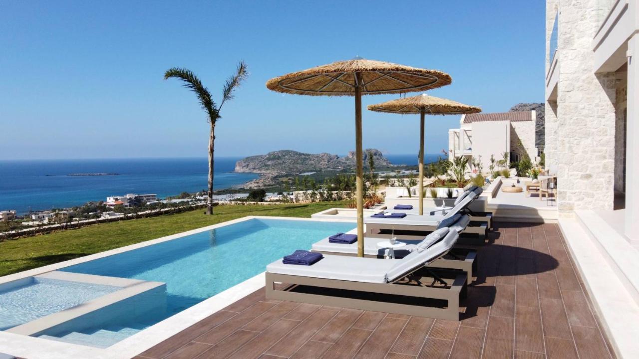 Cielo E Mare Villas I "Free" Heated Pools & Seaview Falasarna Luaran gambar