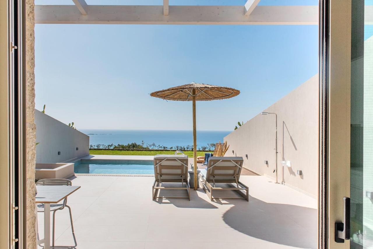 Cielo E Mare Villas I "Free" Heated Pools & Seaview Falasarna Luaran gambar