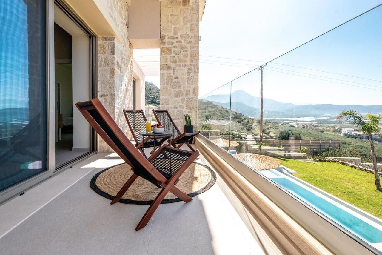Cielo E Mare Villas I "Free" Heated Pools & Seaview Falasarna Luaran gambar