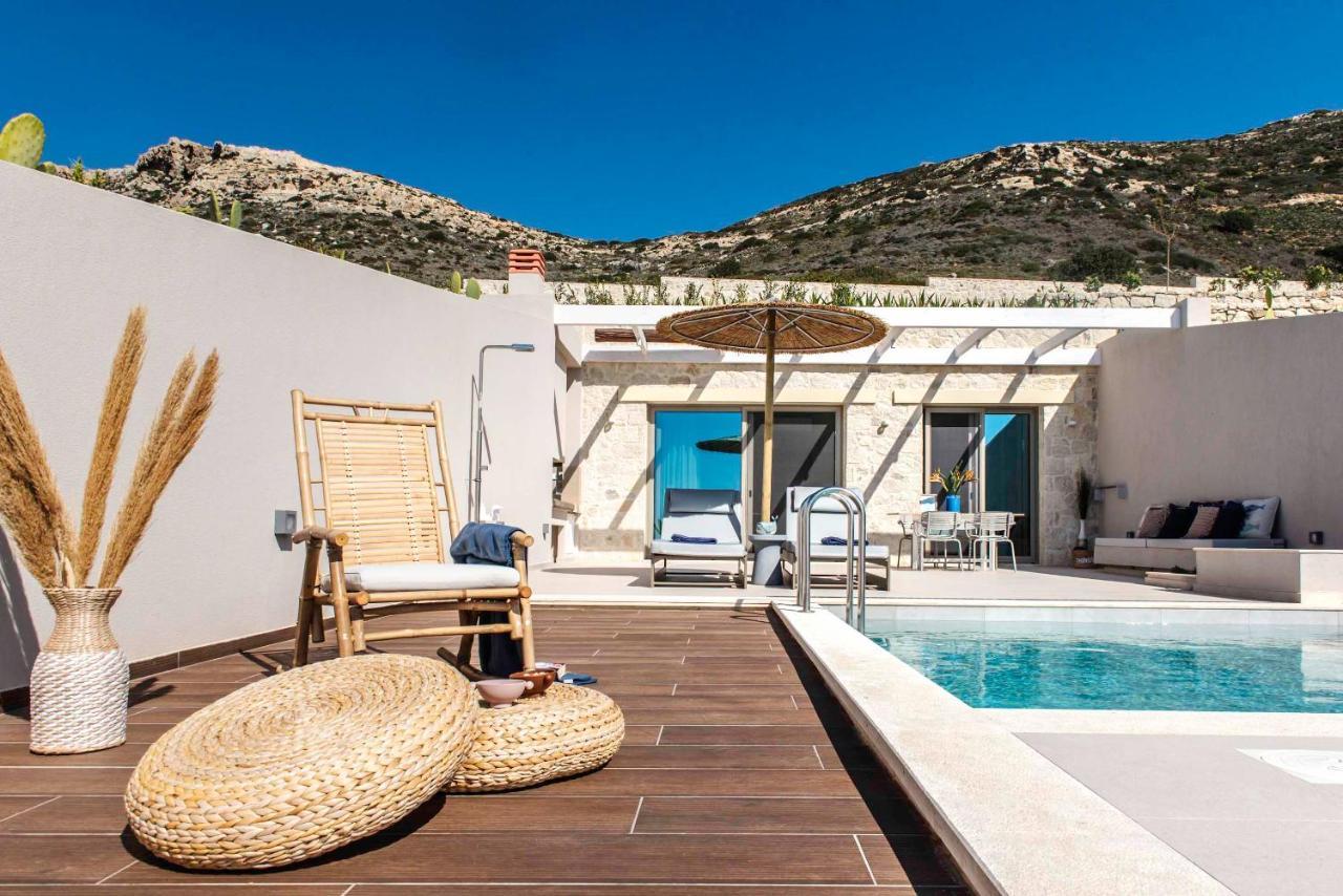 Cielo E Mare Villas I "Free" Heated Pools & Seaview Falasarna Luaran gambar