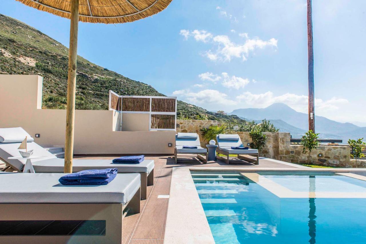 Cielo E Mare Villas I "Free" Heated Pools & Seaview Falasarna Luaran gambar