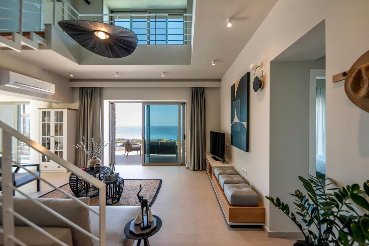 Cielo E Mare Villas I "Free" Heated Pools & Seaview Falasarna Luaran gambar