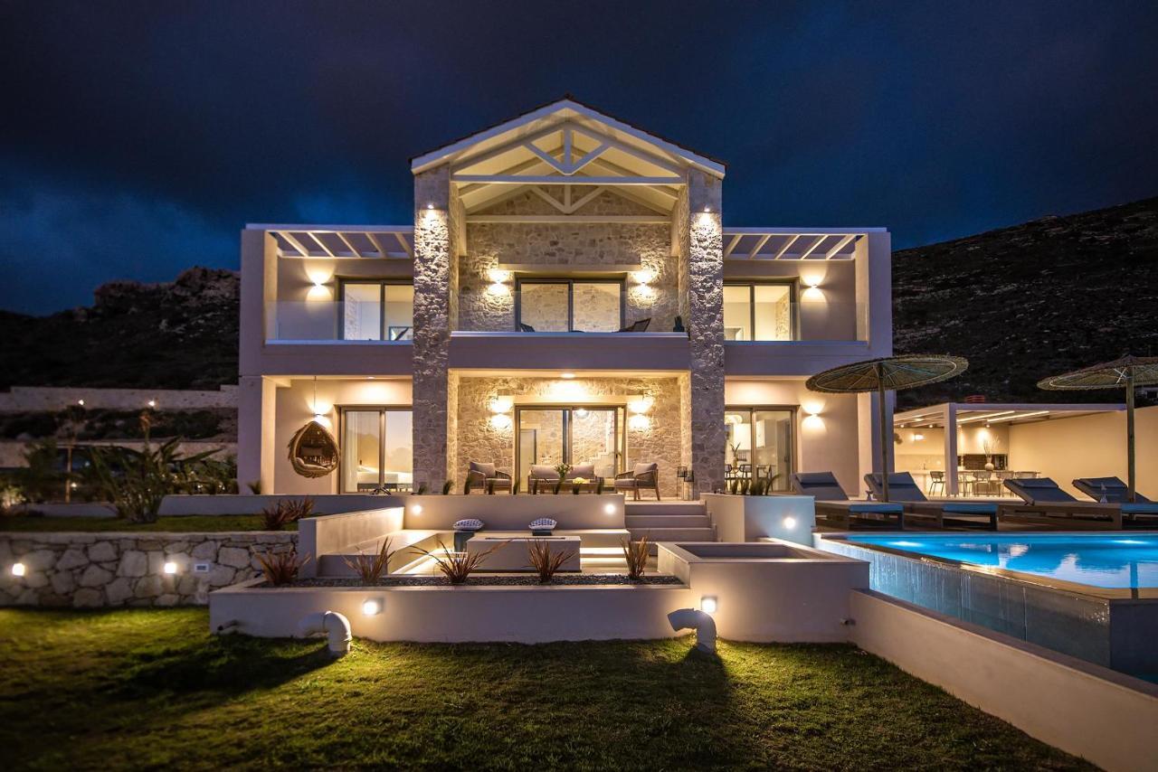 Cielo E Mare Villas I "Free" Heated Pools & Seaview Falasarna Luaran gambar