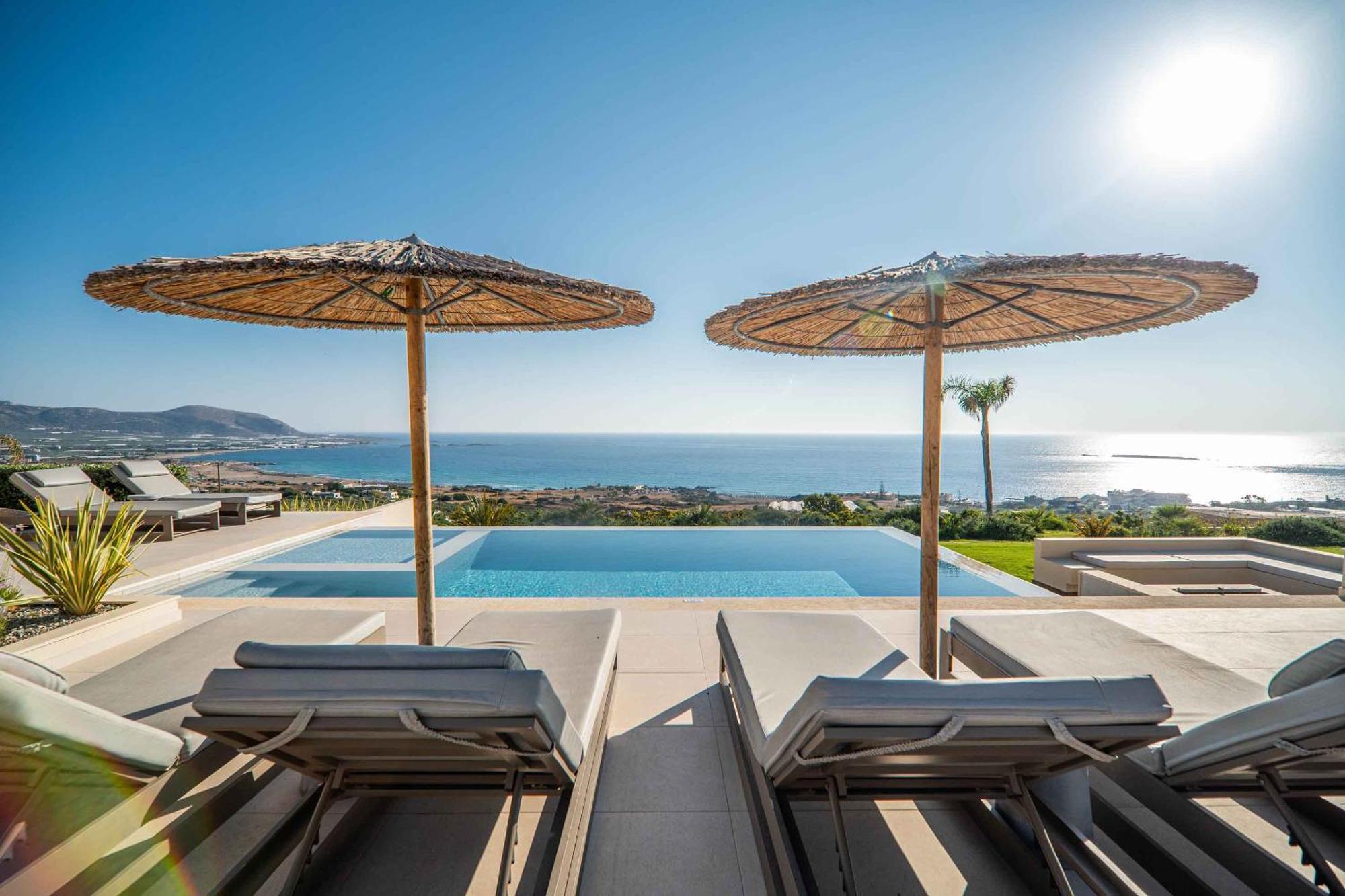 Cielo E Mare Villas I "Free" Heated Pools & Seaview Falasarna Luaran gambar