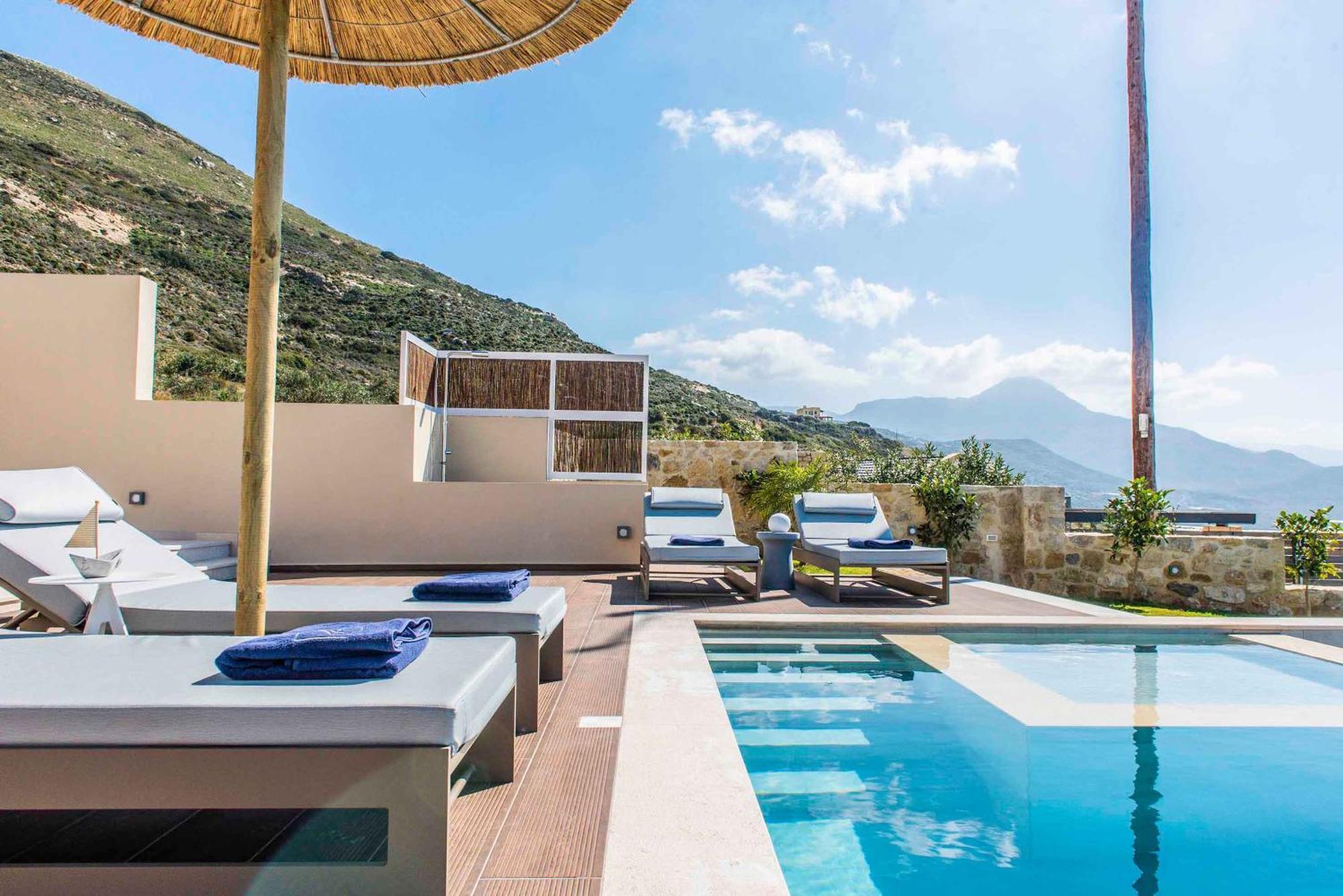 Cielo E Mare Villas I "Free" Heated Pools & Seaview Falasarna Luaran gambar