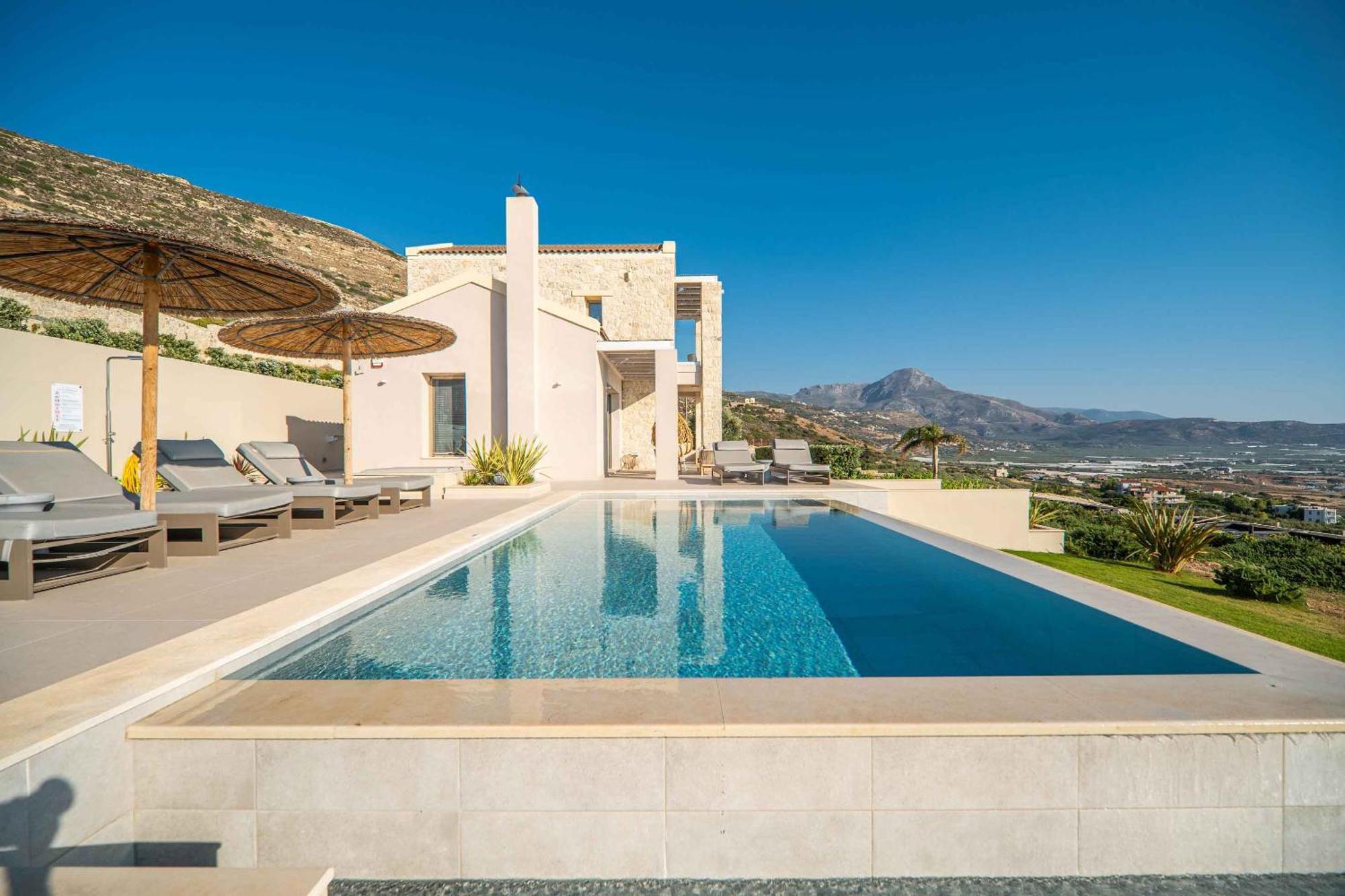 Cielo E Mare Villas I "Free" Heated Pools & Seaview Falasarna Luaran gambar
