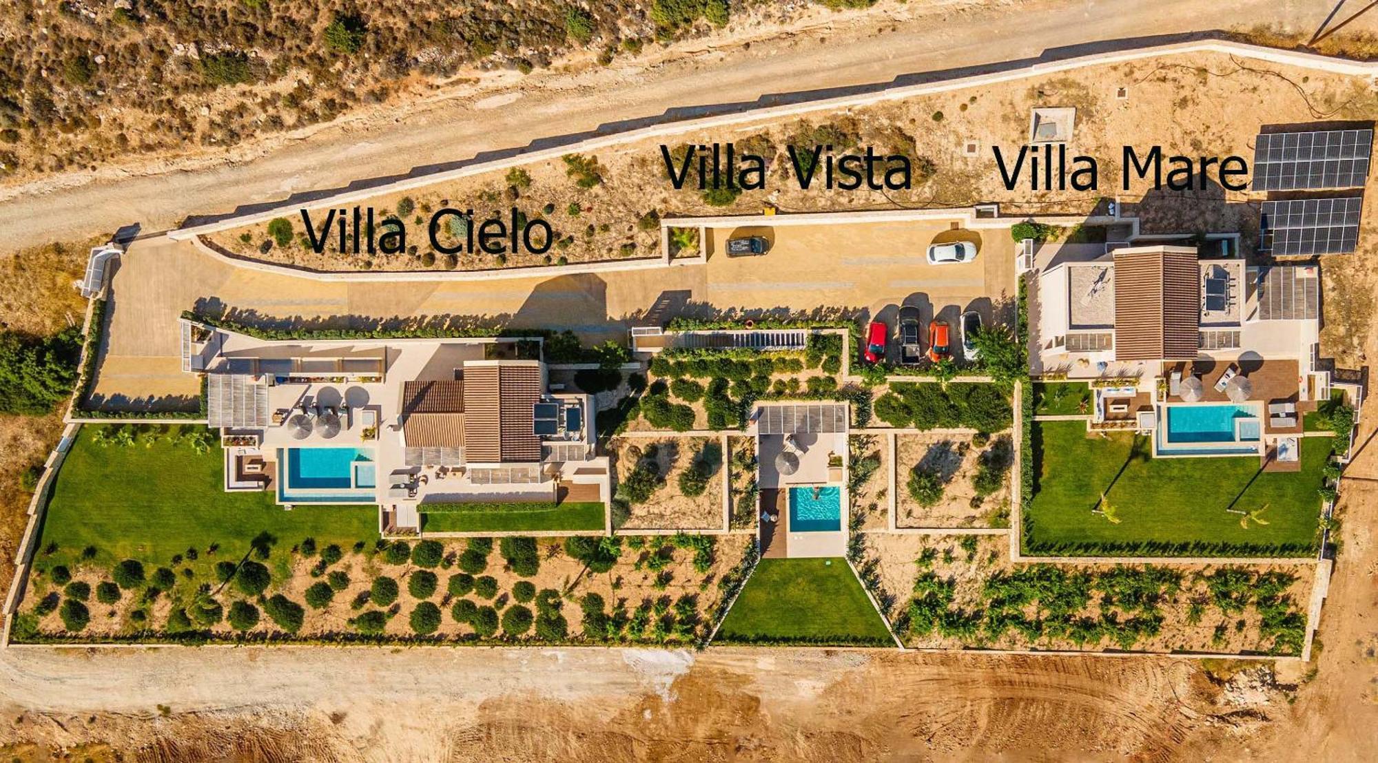 Cielo E Mare Villas I "Free" Heated Pools & Seaview Falasarna Luaran gambar