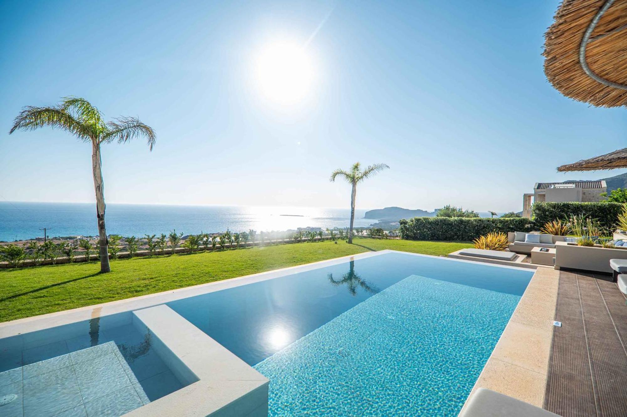 Cielo E Mare Villas I "Free" Heated Pools & Seaview Falasarna Luaran gambar