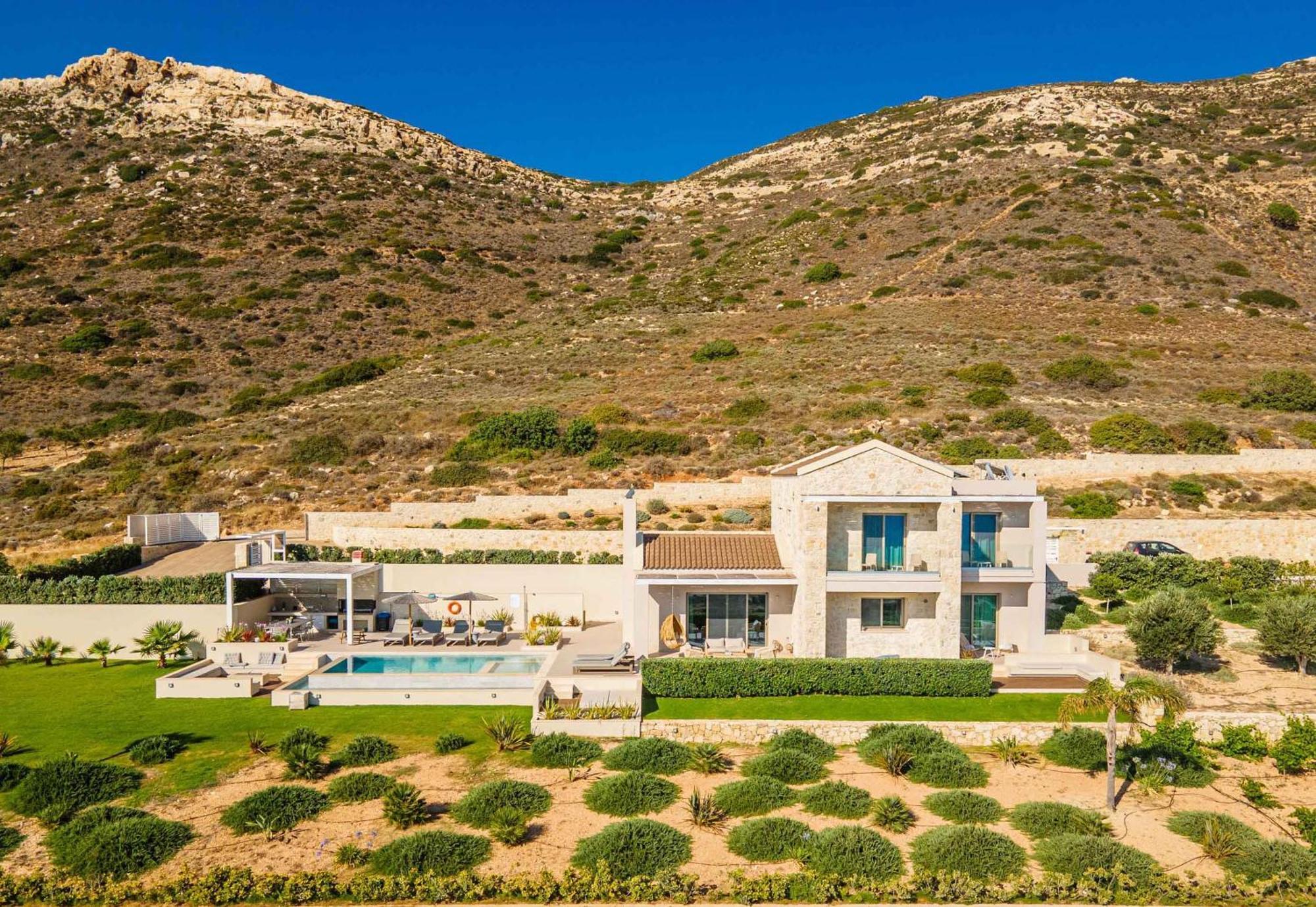Cielo E Mare Villas I "Free" Heated Pools & Seaview Falasarna Luaran gambar